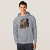 Piguana Fotografisch Combo Kreatur Witzig Hoodie (Vorne ganz)