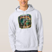 Piguana Illustration Combo Creature Funny Hoodie (Vorderseite)
