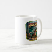 Piguana Illustration Combo Creature Funny Kaffeetasse (VorderseiteRechts)