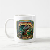 Piguana Illustration Combo Creature Funny Kaffeetasse (Links)
