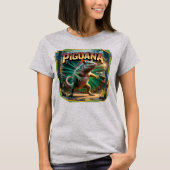 Piguana Illustration Combo Creature Funny T-Shirt (Vorderseite)