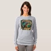 Piguana Illustration Combo Creature Funny T-Shirt (Vorne ganz)