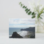 Piha Beach 4 Postkarte (Stehend Vorderseite)