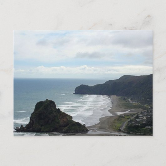 Piha Beach 4 Postkarte (Vorderseite)