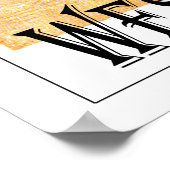 Piha Beach West Auckland Beach Poster (Ecke)