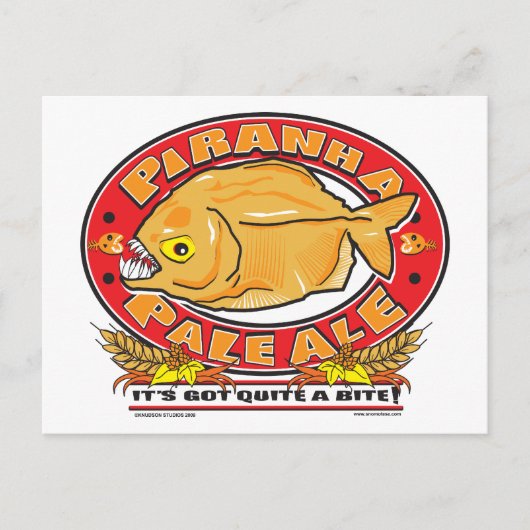 PIHRANA-PALE-ALE-2 POSTKARTE (Vorderseite)