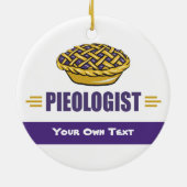 PII - Love, Eat, Bake, Bakery, Bakery, Pieologist Keramik Ornament (Hinten)