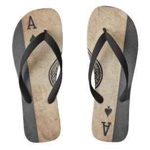 Pik-Ass-Wurfkissen Badesandalen