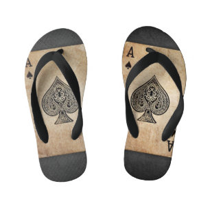 Pik-Ass-Wurfkissen Kinderbadesandalen