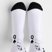 Pik-Dame-Bikini-Mädchen-Thunder_Cove Socken (Oben)