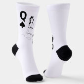 Pik-Dame-Bikini-Mädchen-Thunder_Cove Socken (Gewinkelt)