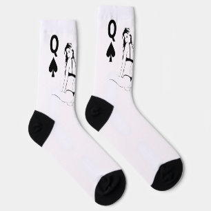 Pik-Dame-Bikini-Mädchen-Thunder_Cove Socken