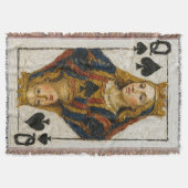 Pik-Dame Ölmalerei Decke (Vorderseite)