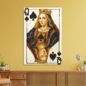 Pik-Dame Ölmalerei Leinwanddruck (Insitu (Wohnzimmer))
