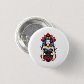 Pik-Dame Thunder_Cove Button (Vorne & Hinten)