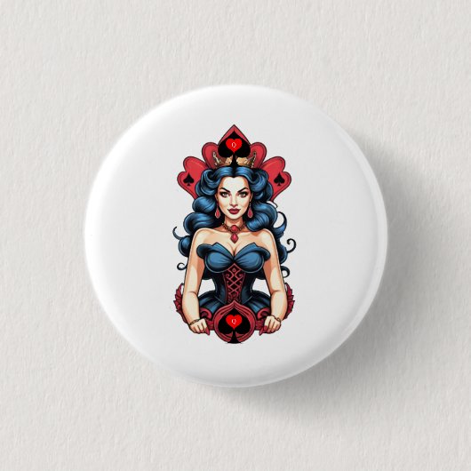 Pik-Dame Thunder_Cove Button (Vorderseite)