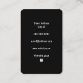 Pik-Fitness  Visitenkarte (Rückseite)