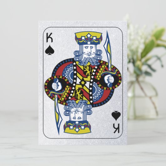 Pik-Karte (Stehend Vorderseite)