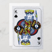 Pik-Karte (Vorne/Hinten)