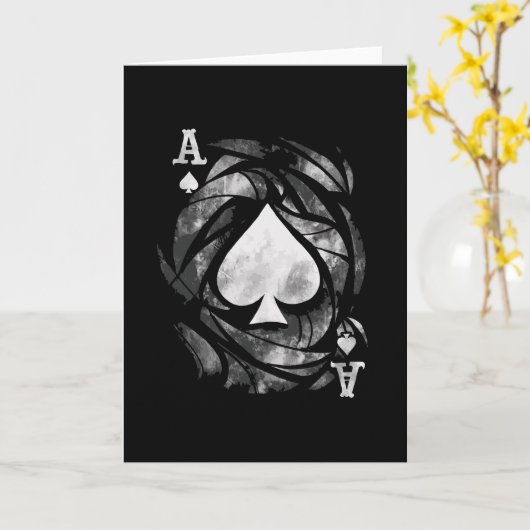 Pik Karte (Gelbe Blume)