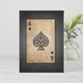 Pik-Kissen Dankeskarte (Stehend Vorderseite)