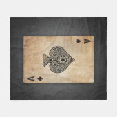 Pik-Kissen Fleecedecke (Vorderseite (Horizontal))