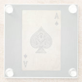 Pik-Kissen Glasuntersetzer (Rückseite)