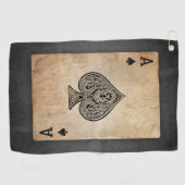 Pik-Kissen Golfhandtuch (Horizontal)