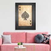 Pik-Kissen Leinwanddruck (Insitu (Wohnzimmer))