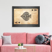 Pik-Kissen Leinwanddruck (Insitu (Wohnzimmer))