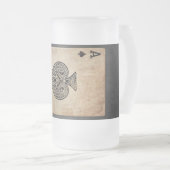 Pik-Kissen Mattglas Bierglas (VorderseiteRechts)