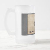 Pik-Kissen Mattglas Bierglas (Links)