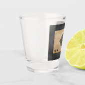Pik-Kissen Schnapsglas (Links)