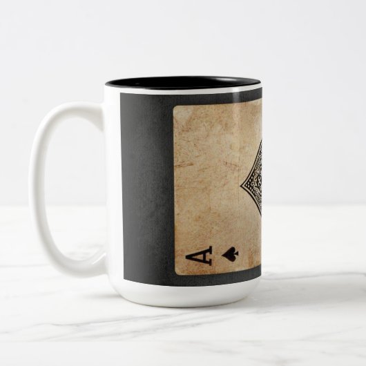 Pik-Kissen Zweifarbige Tasse (Links)