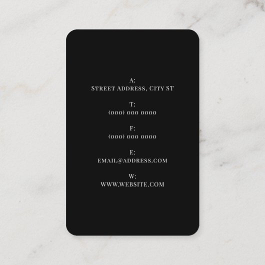 Pik Notar  Visitenkarte (Rückseite)