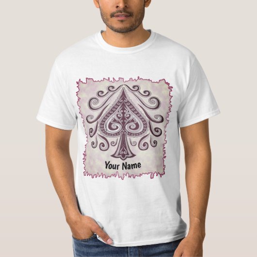 Pik-Poker-T-Shirt T-Shirt (Vorderseite)