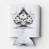 Pik-Schädel Dosenkühler (Rückseite)