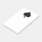 Pik-Symbol Post-it Klebezettel (angewinkelt)