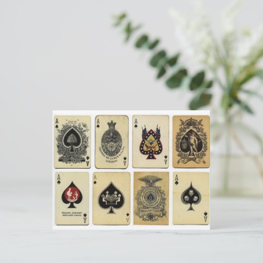 Pik-Vintag Postkarte (Stehend Vorderseite)