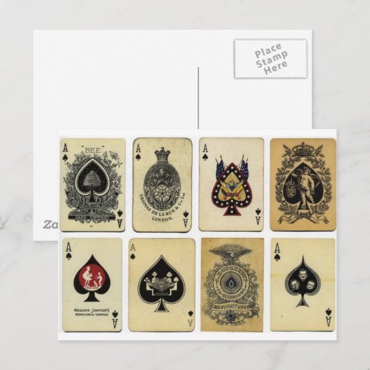 Pik-Vintag Postkarte (Vorne/Hinten)