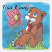 Pika Bunny Stickers (Vorderseite)