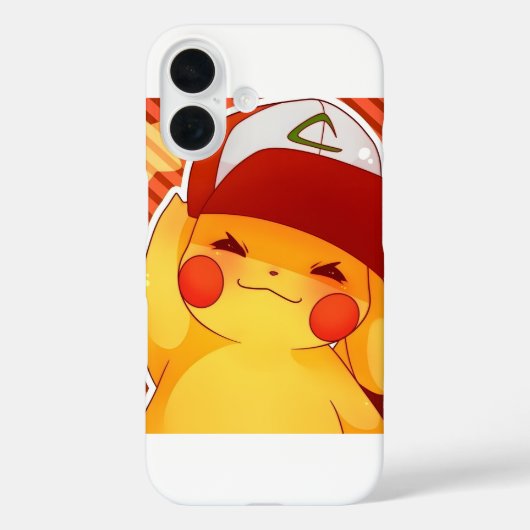 Pikachu-Trainerkappe Case-Mate iPhone Hülle (Rückseite)