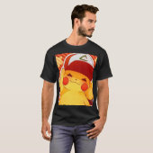 Pikachu-Trainerkappe  T-Shirt (Vorne ganz)