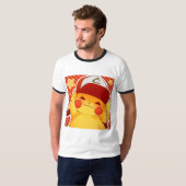 Pikachu-Trainerkappe T-Shirt (Vorne ganz)