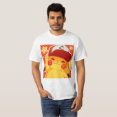 Pikachu-Trainerkappe T-Shirt (Vorne ganz)