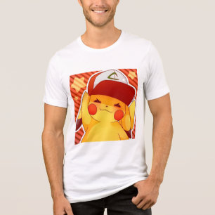 Pikachu-Trainerkappe  Tri-Blend Shirt