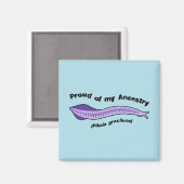 Pikaia - Stolz auf meine Herkunft Magnete Magnet (Vorderseite/Rückseite)