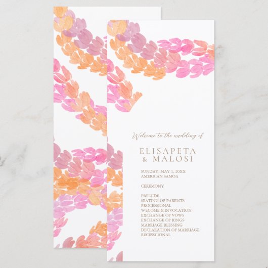 Pikake Wedding (Vorne/Hinten)