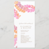 Pikake Wedding Menükarte (Vorderseite)