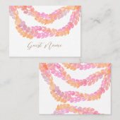 Pikake Wedding Platzkarte (Vorne/Hinten)